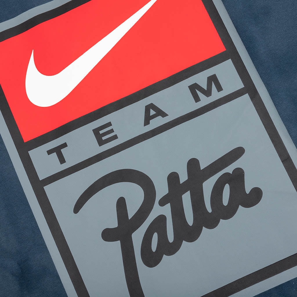 Nike x Patta T-Shirt - Squadron Blue/Deep Ocean/Dark Obsidian - Image 3