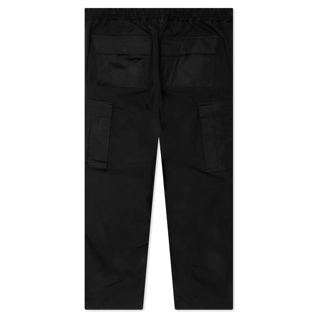 Nylon Cargo Pants - Black - Image 2