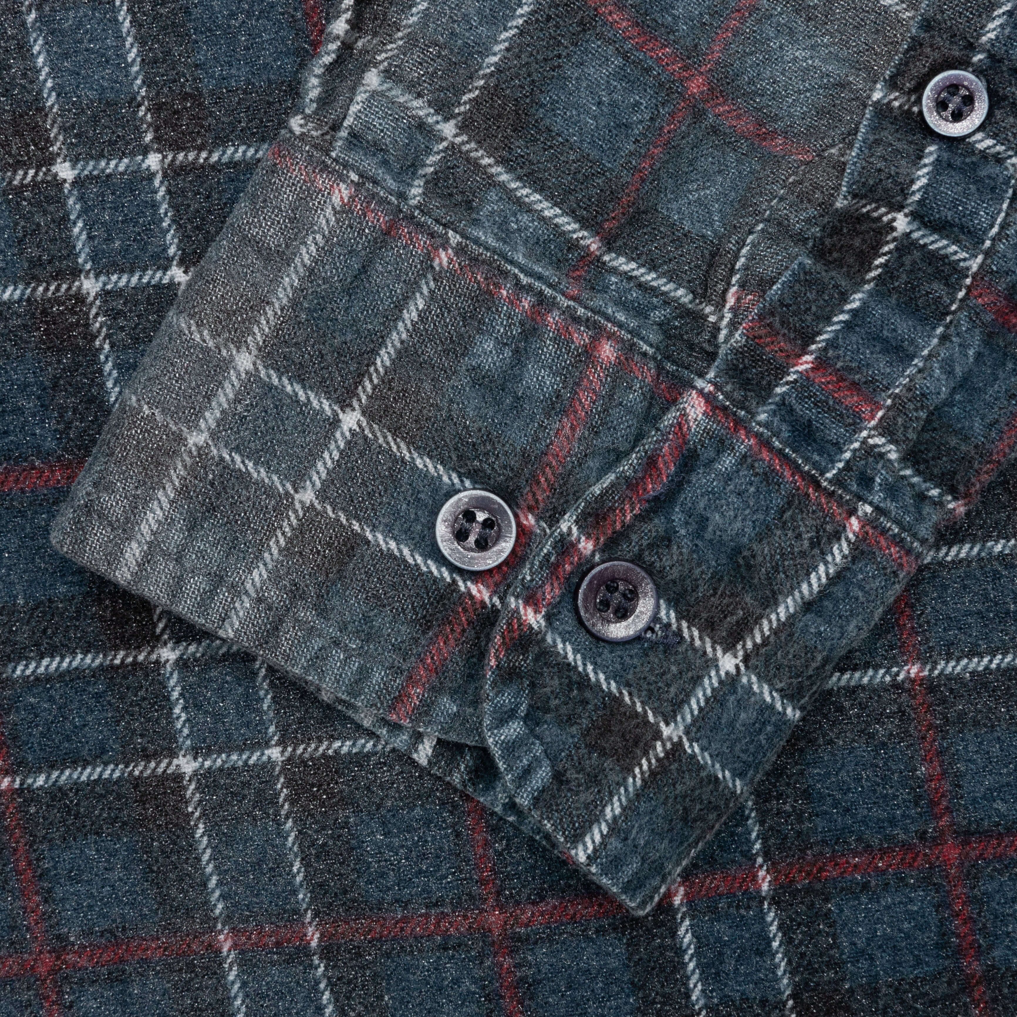 Flannel Shirt Ribbon Reflection Shirt - Assorted - Image 4