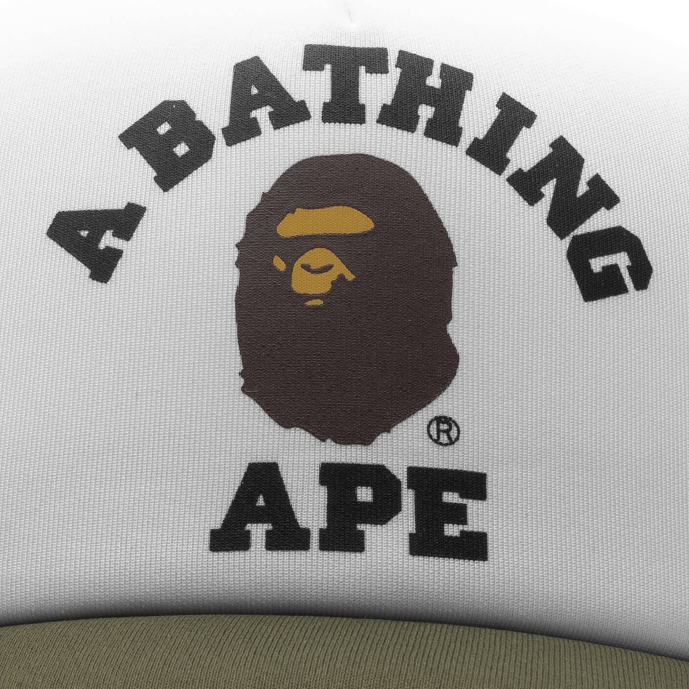 College Mesh Cap - Olive Drab - Image 2