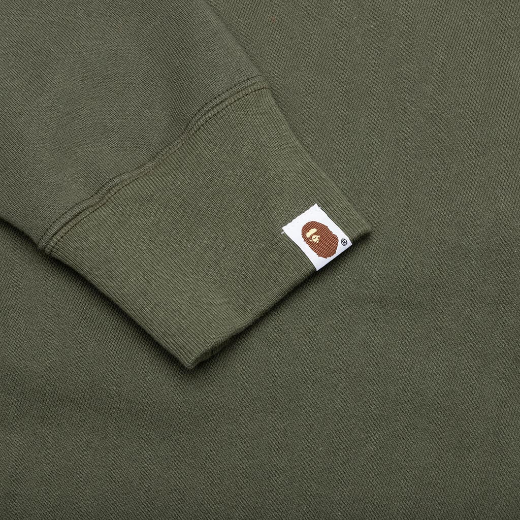 Shark Pullover Hoodie - Olive Drab - Image 3