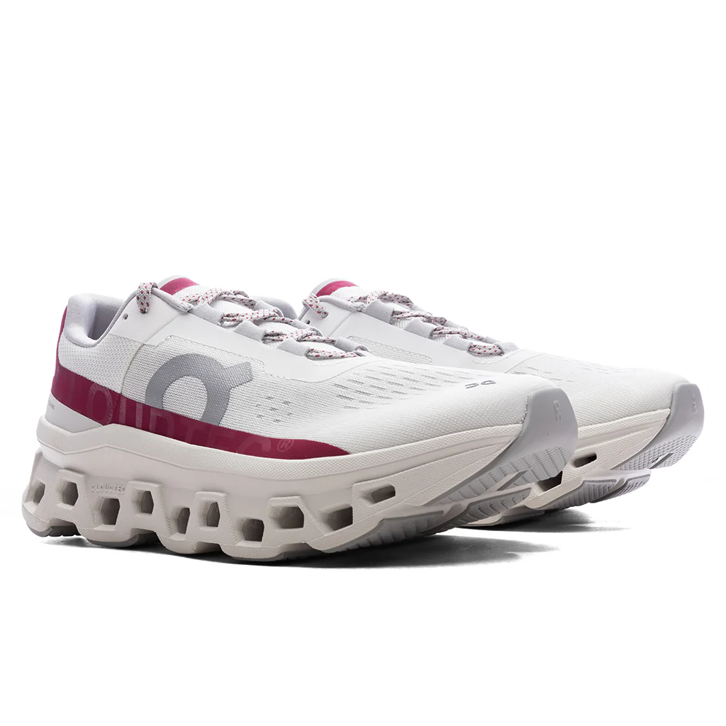 Women's Cloudmonster - Ivory/Grenadine - Image 2