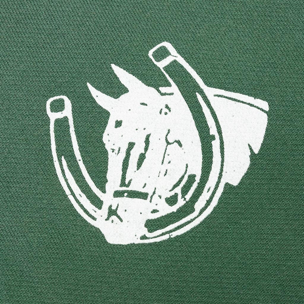 Valley Rider Hooded Sweatshirt - Washed Forest Green - Image 3