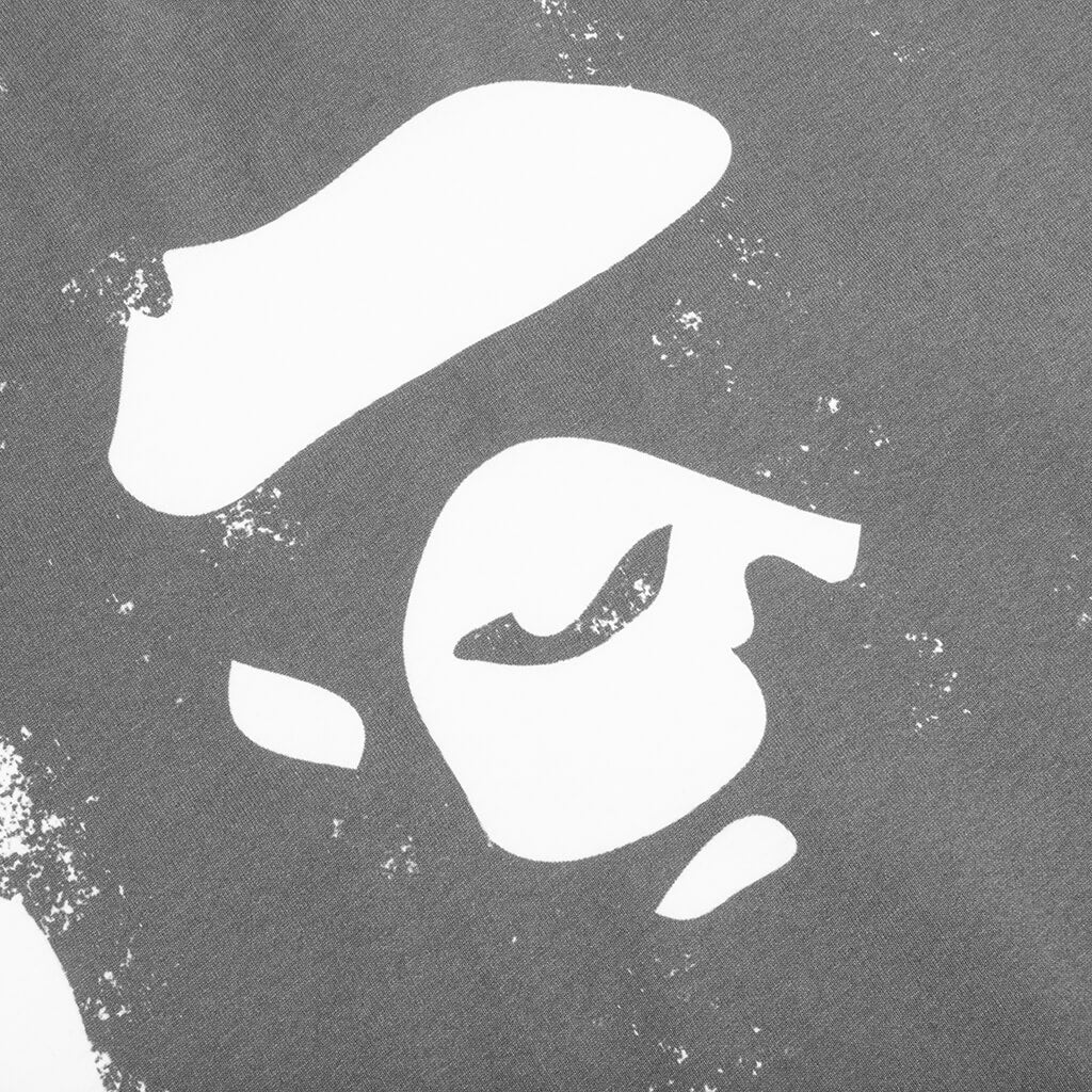 Overprinted Ape Head Tee - White - Image 3