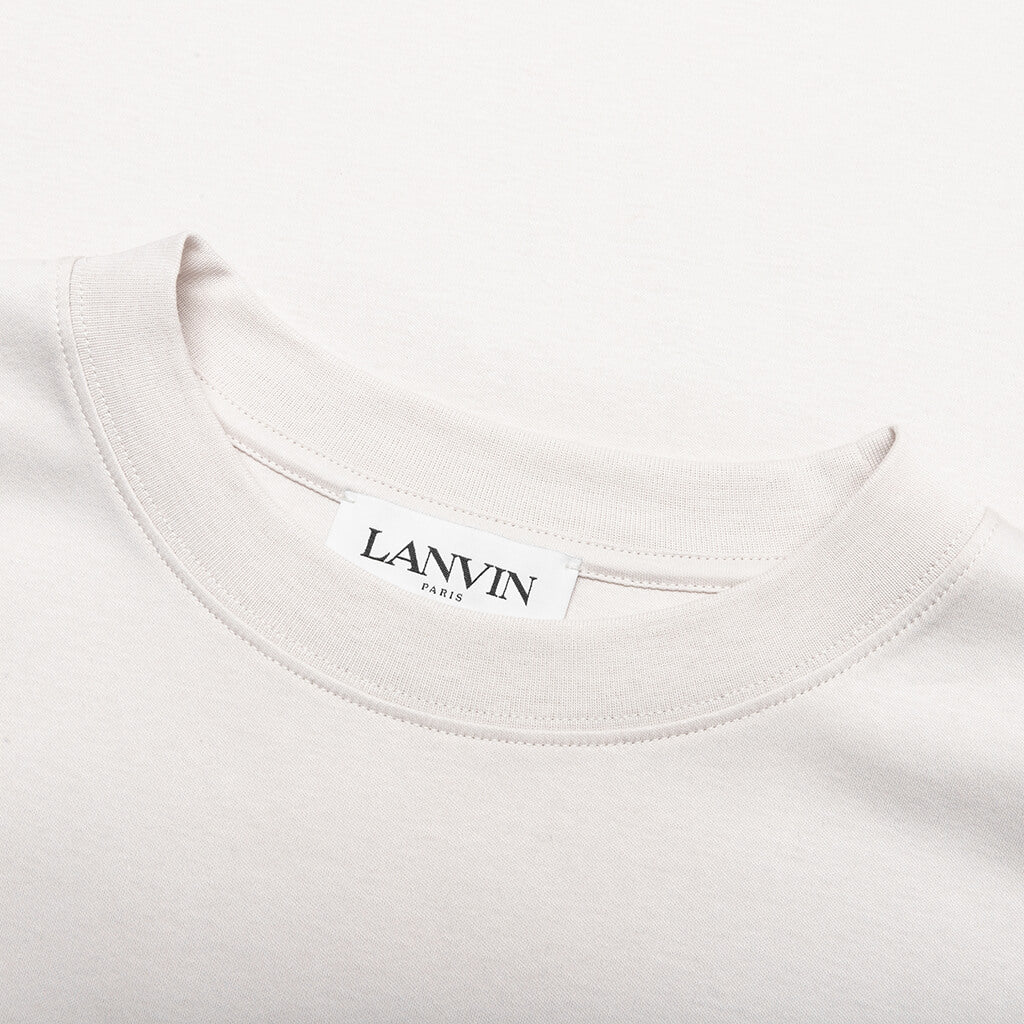 Oversized Fit Tee Shirt - Mastic - Image 3