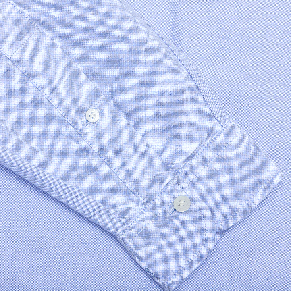 Oxford B.D L/S Shirt - Blue - Image 7