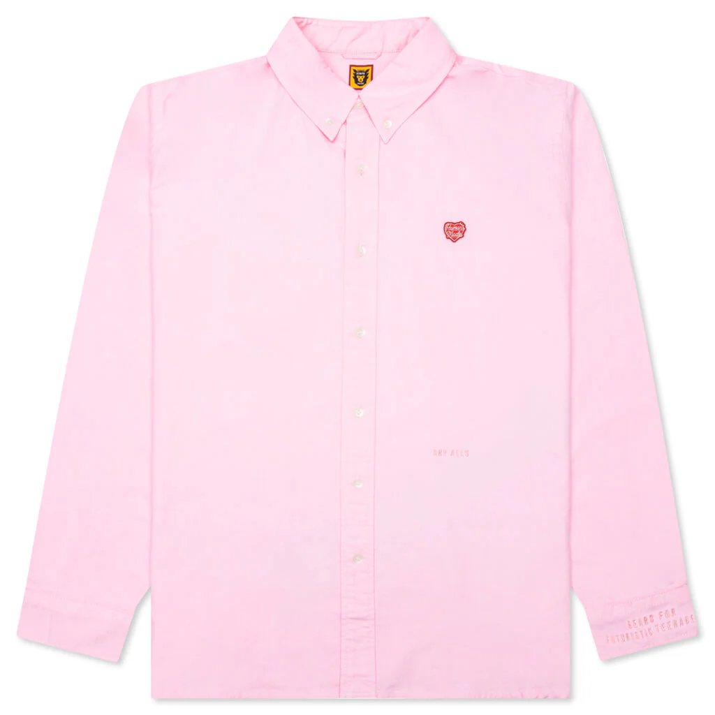 Oxford B.D L/S Shirt - Pink
