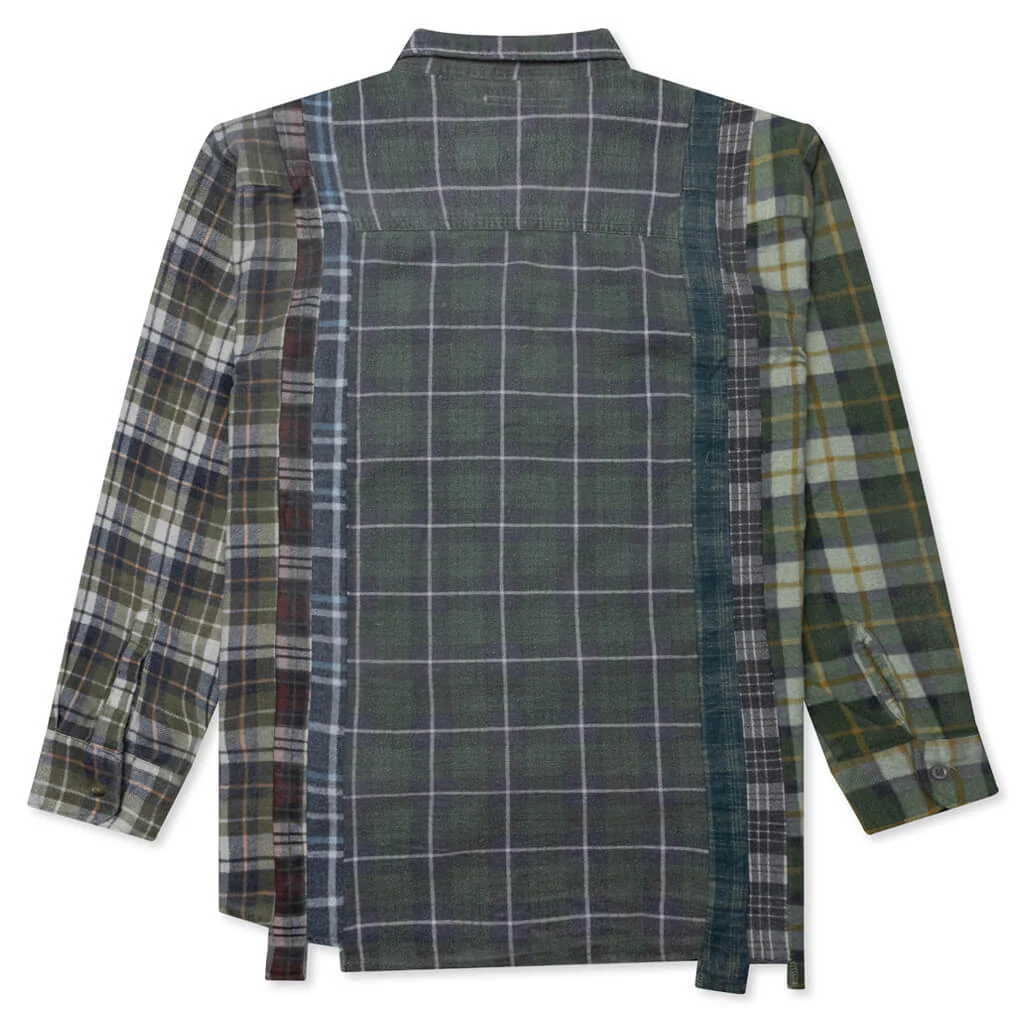 Flannel Shirt 7 Cuts Reflection Shirt - Assorted - Image 2