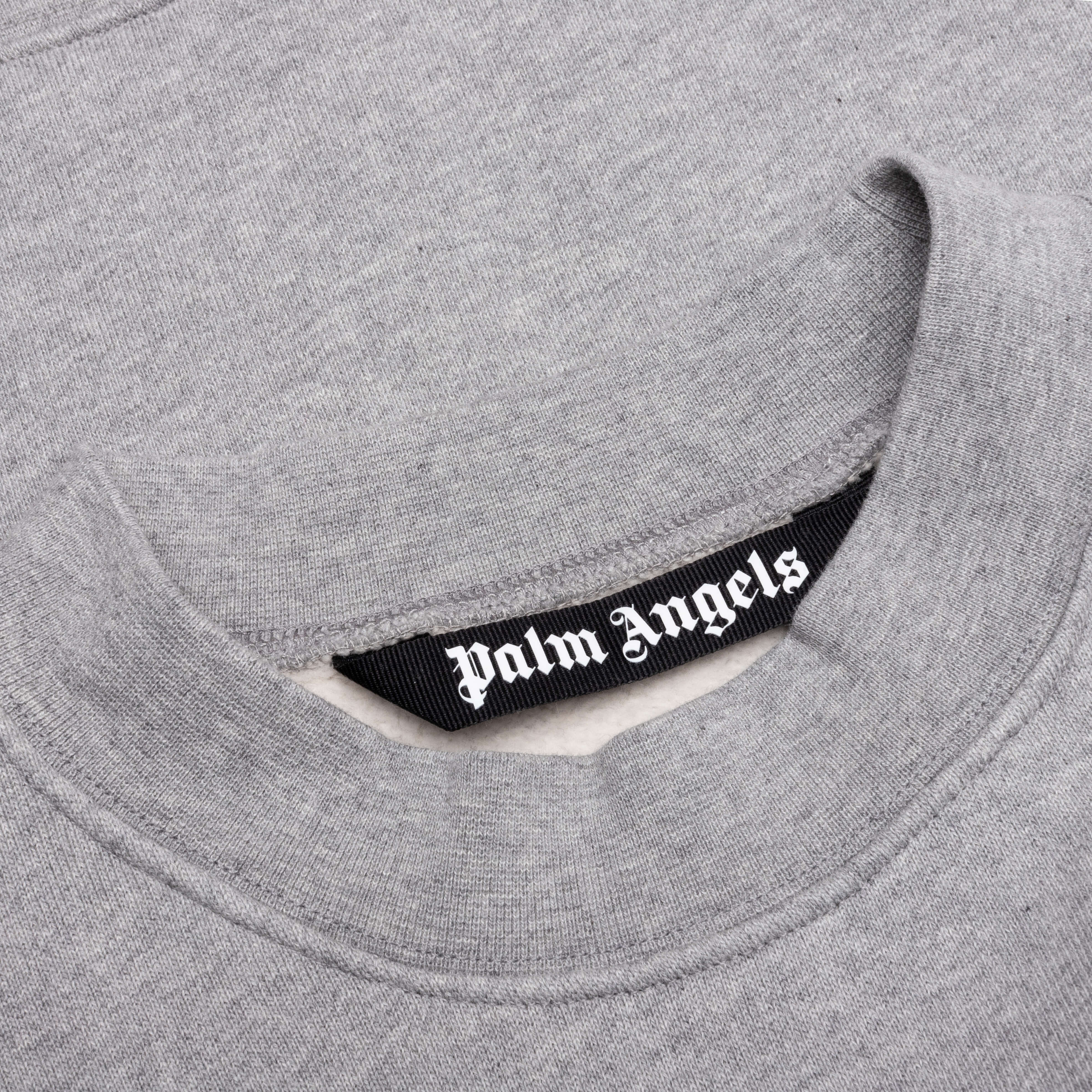 Back College Crew - Melange Grey/Petrol - Image 3