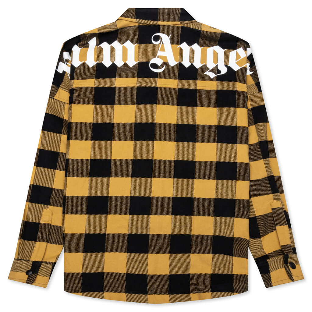 Classic Logo Overshirt - Gold/White - Image 2