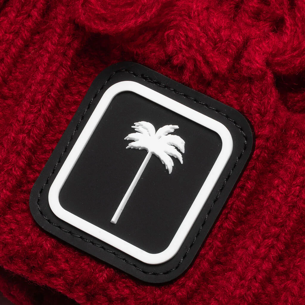 PXP Fisherman Beanie - Brick Red/White - Image 2