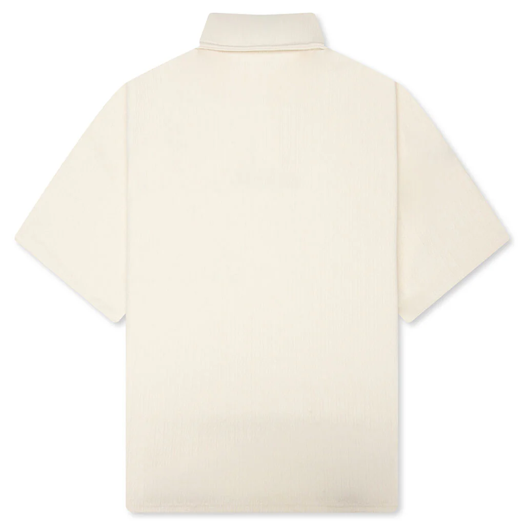 Cable Polo - Ecru - Image 2