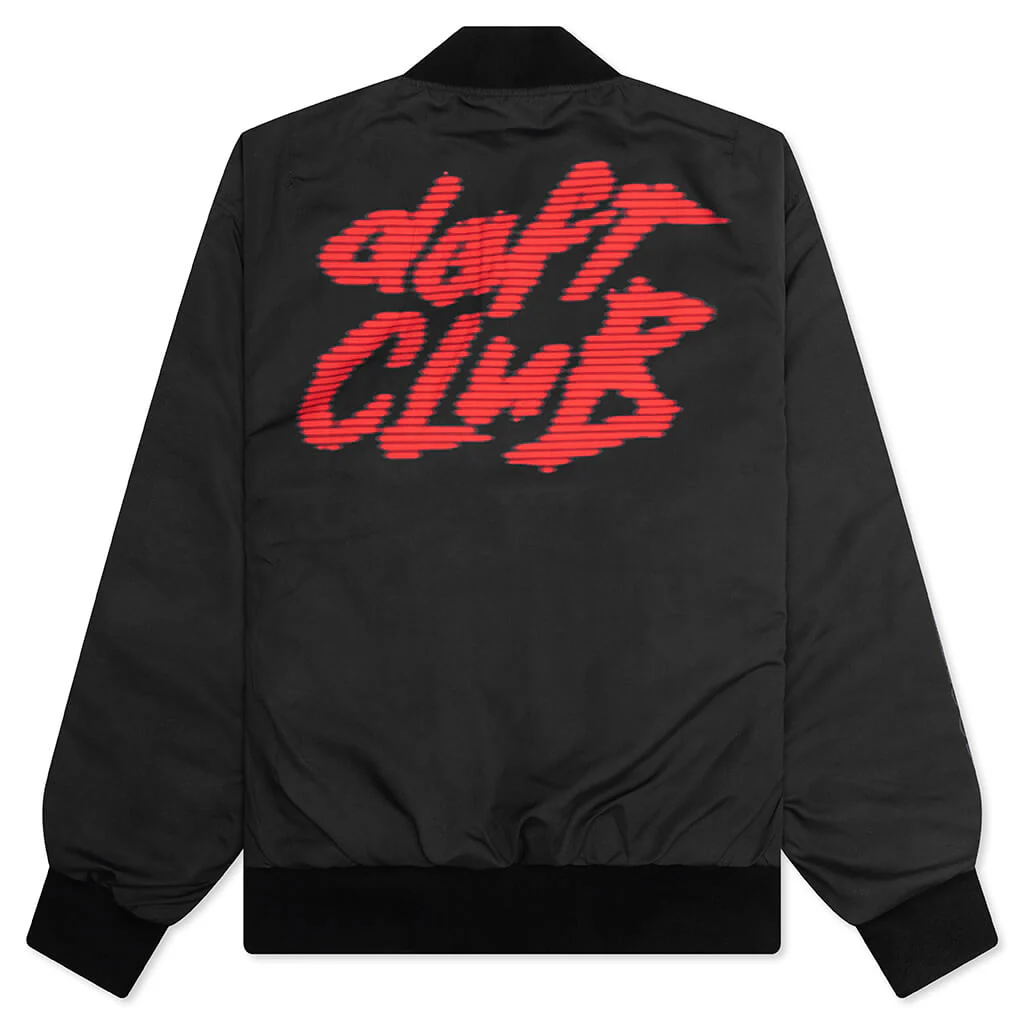 Daft Club Reversible Bomber - Black - Image 2