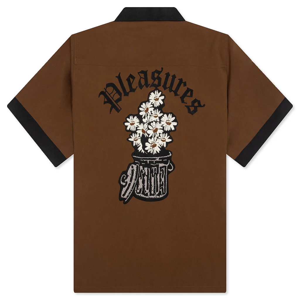 Daisy Bowling Button Down - Brown - Image 2