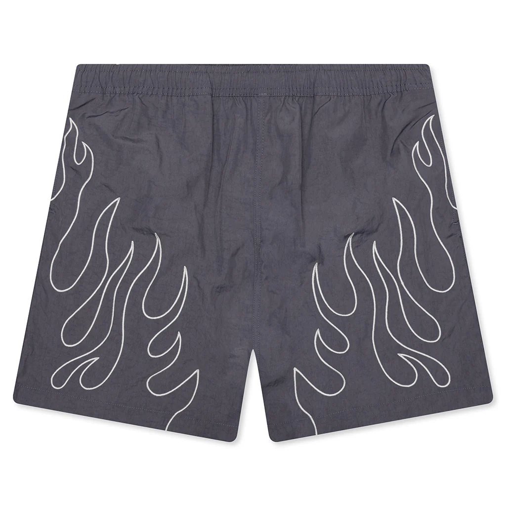 Fiery Running Shorts - Grey