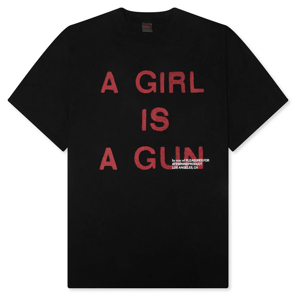 Girl Is A Gun T-Shirt - Black