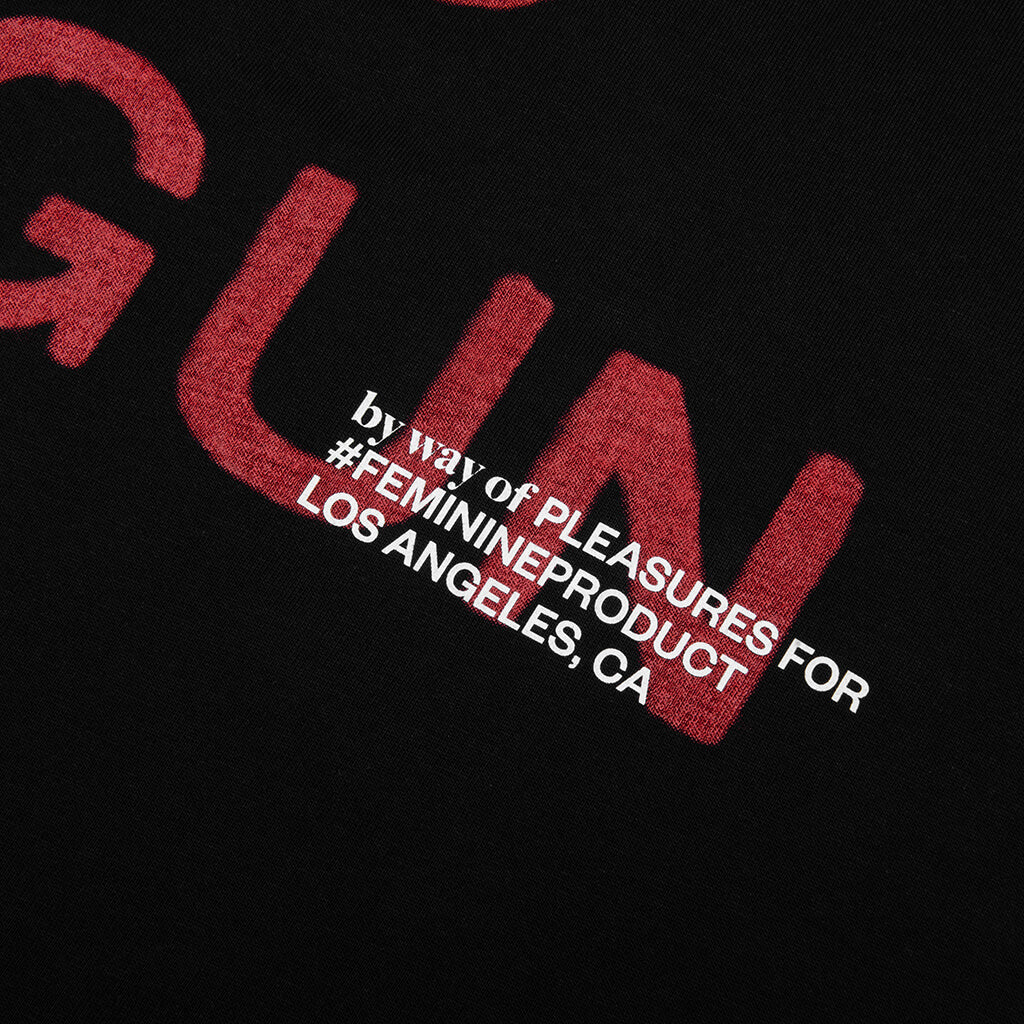 Girl Is A Gun T-Shirt - Black - Image 3