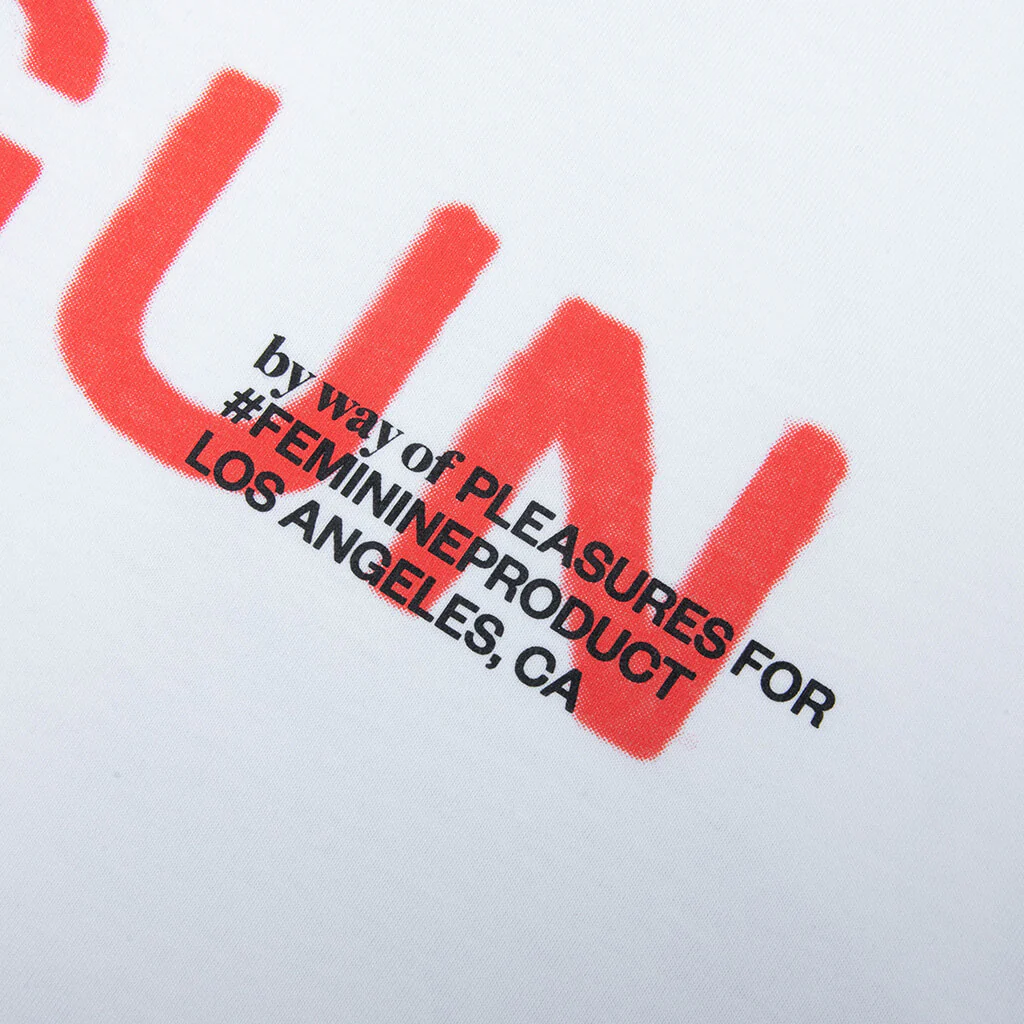 Girl Is A Gun T-Shirt - White - Image 3