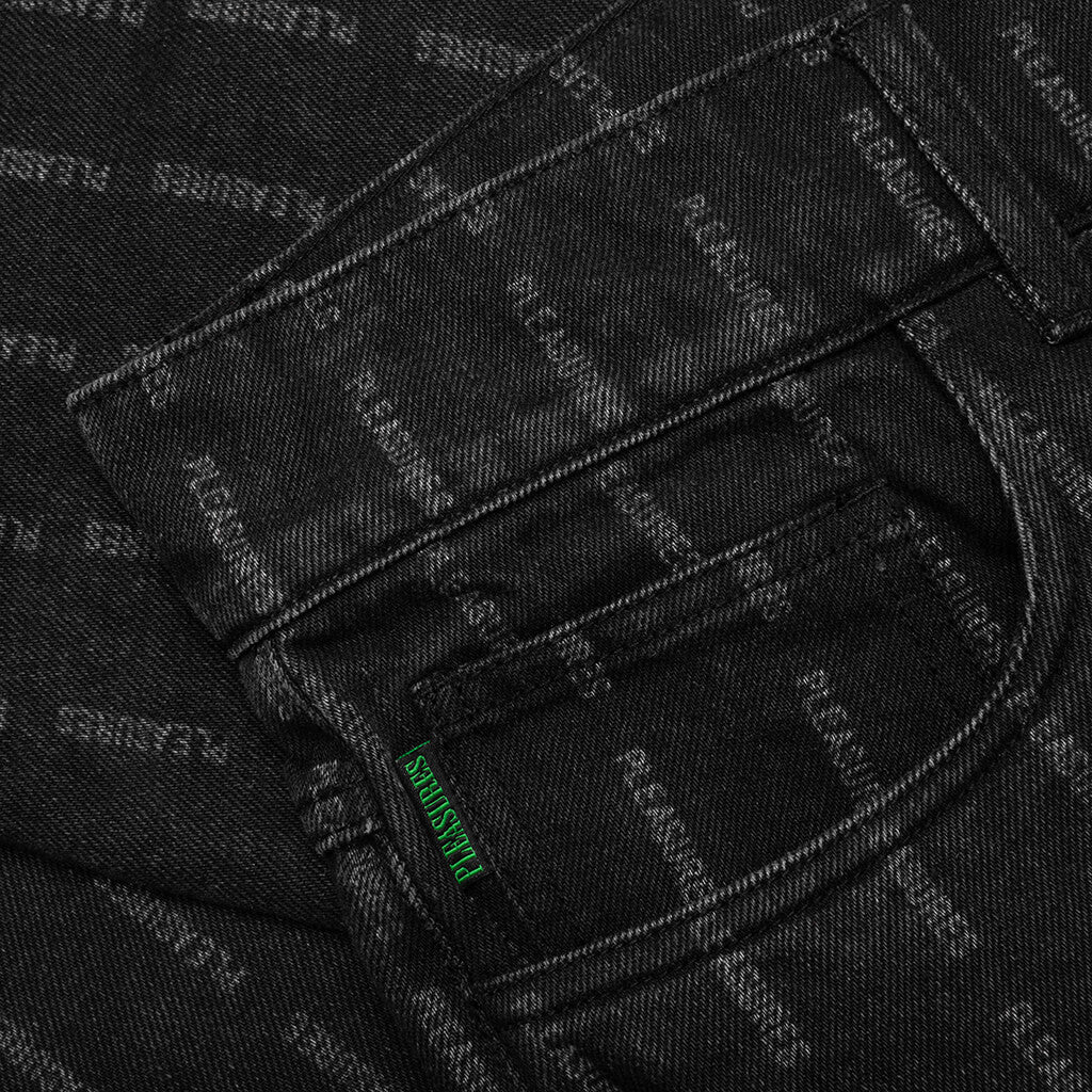 Impact Striped Denim - Black - Image 4