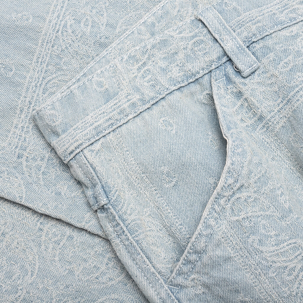 Merit Denim Work Pant - Light Blue - Image 3