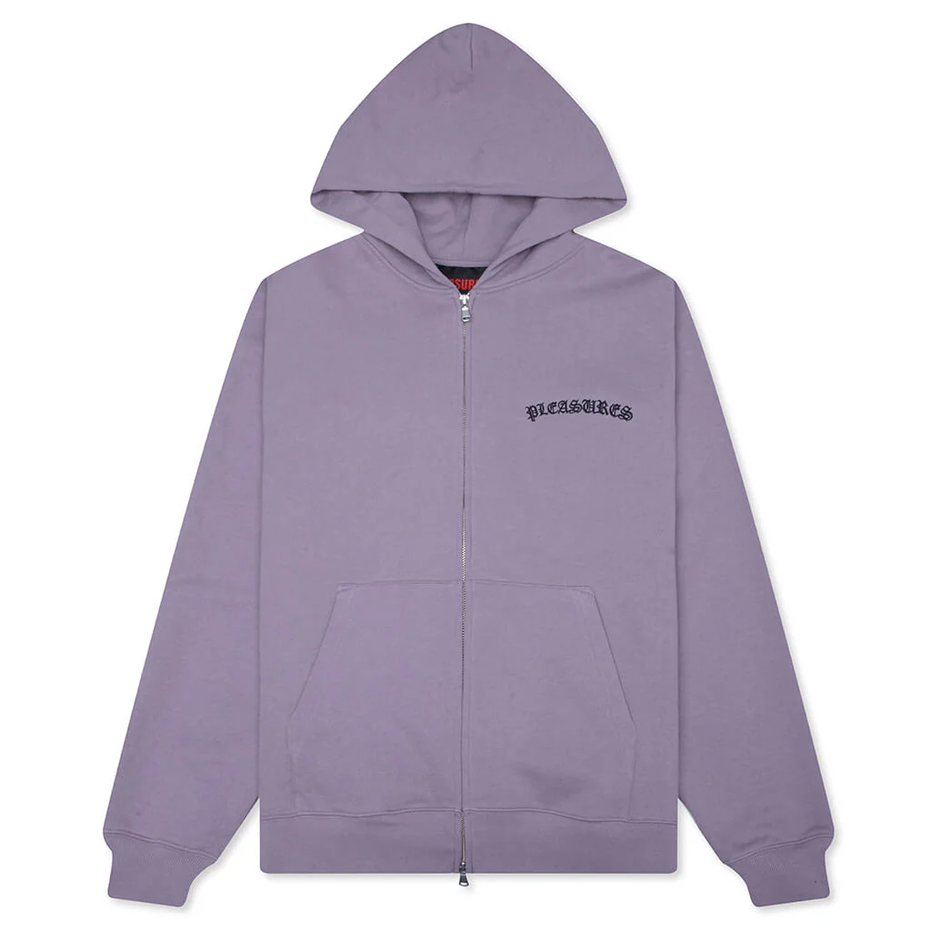 Neural Zip Hoodie - Lilac