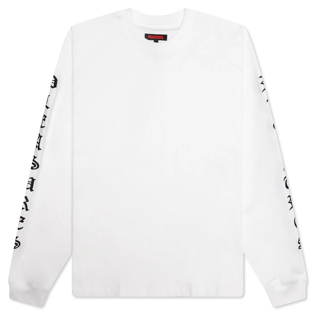Oe Heavyweight Long Sleeve - White
