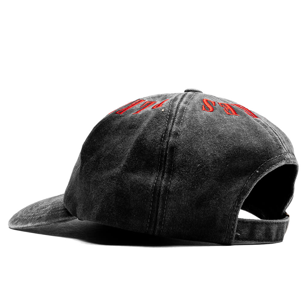 Onyx Crown Washed Cap - Black/Red - Image 4