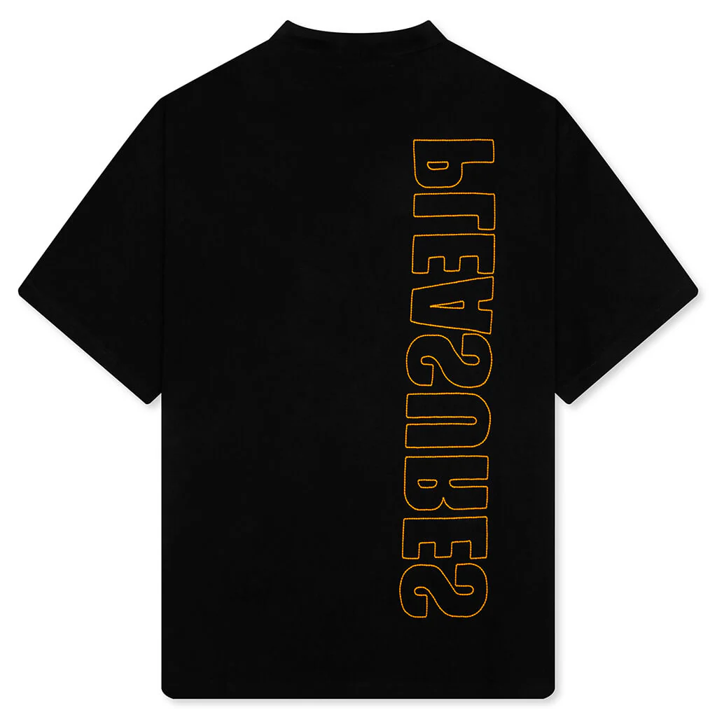 Outline Heavyweight T-Shirt - Black - Image 2