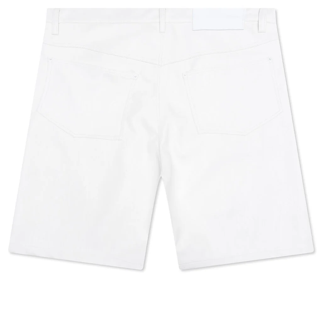 Plaster Baggy Shorts - White - Image 2