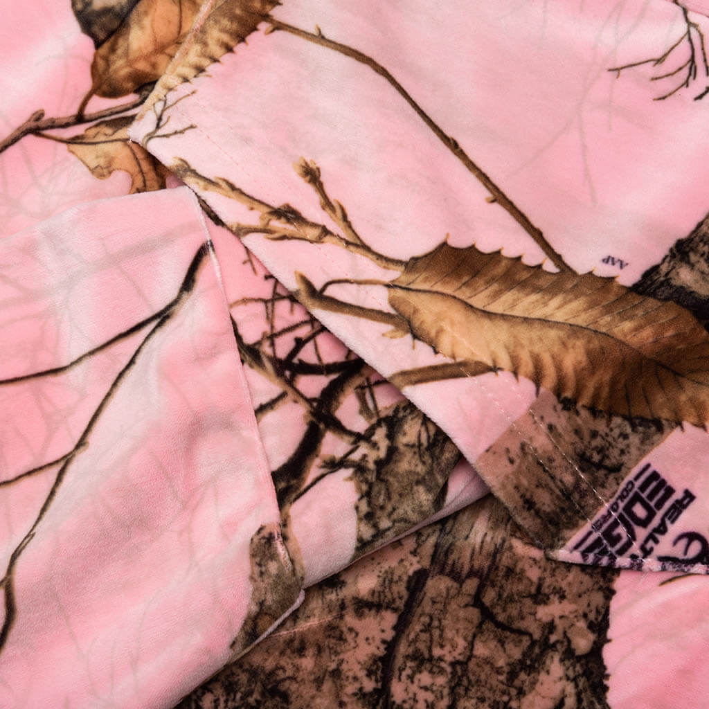 Pleasures x Juicy Couture Realtree Velour Hoodie - Pink Edge - Image 4