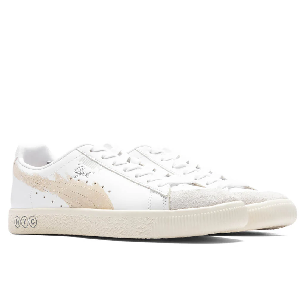Clyde 3 NY X EB - White/Feather Grey - Image 2