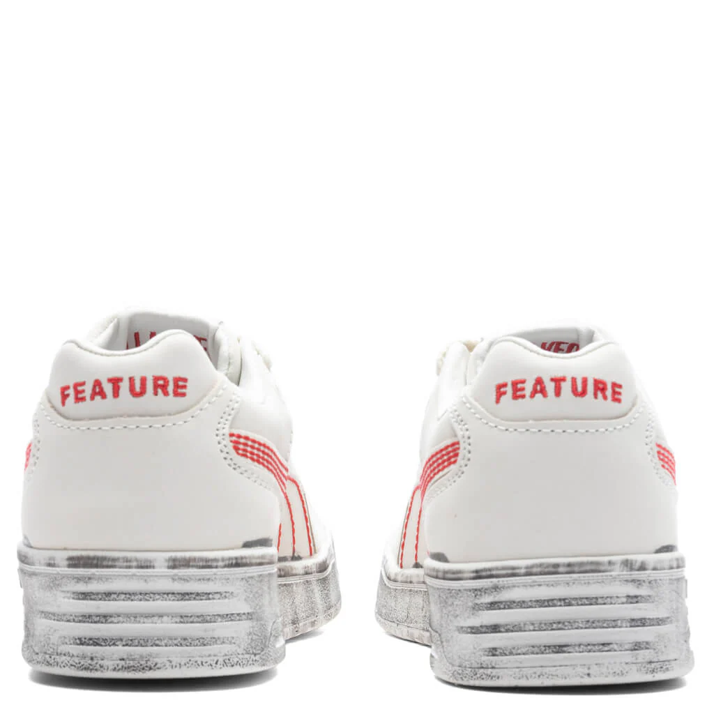 Puma x Feature Slipstream Lo - Vapor Gray/Pop Red - Image 4