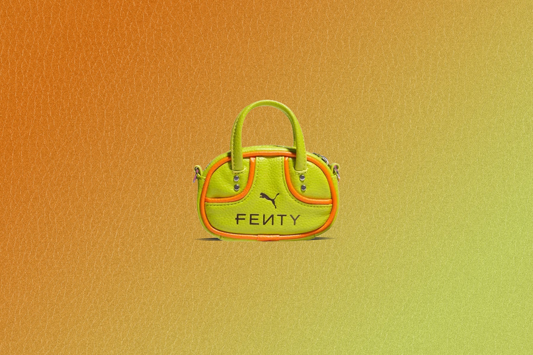 Puma x Fenty Pocket Grip Bag - Lime Sheen/Pumpkin Pie - Image 2