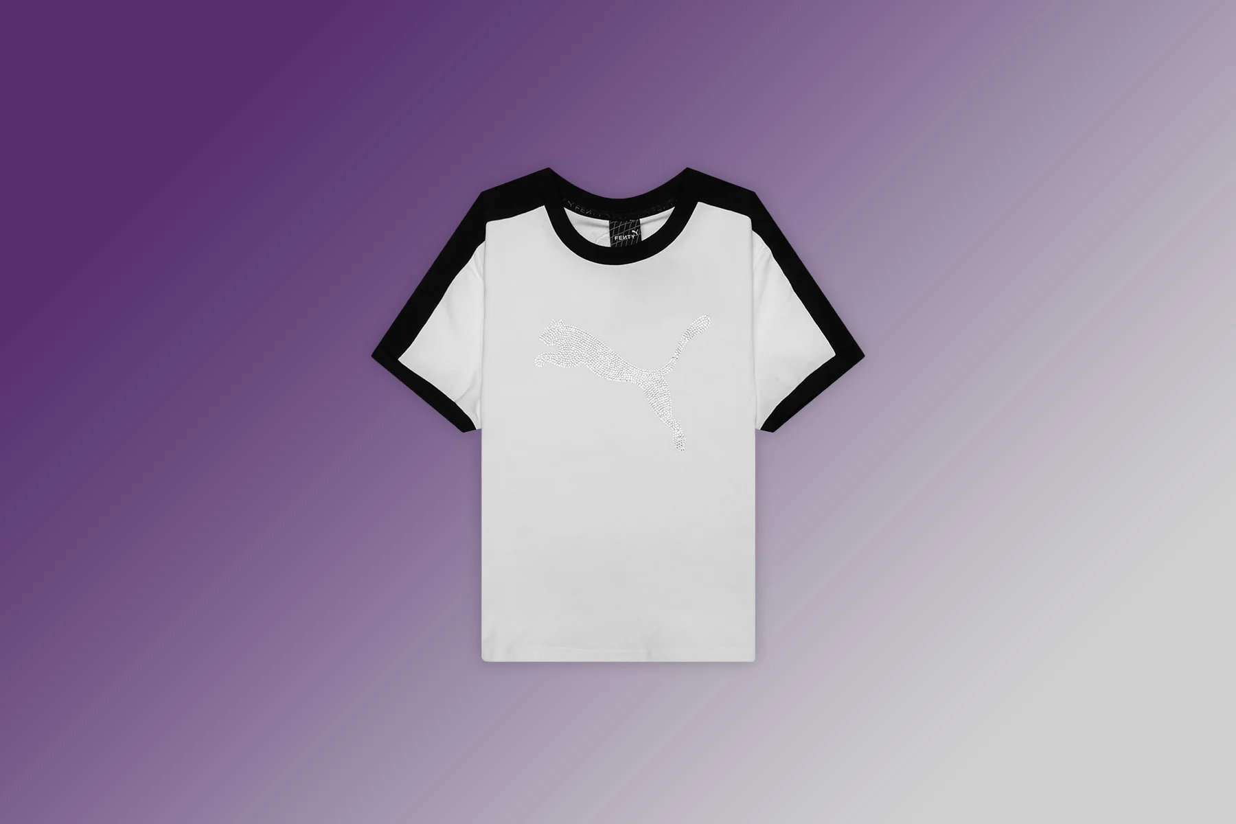 Puma x Fenty T7 Women's Slim Tee - White - Image 5