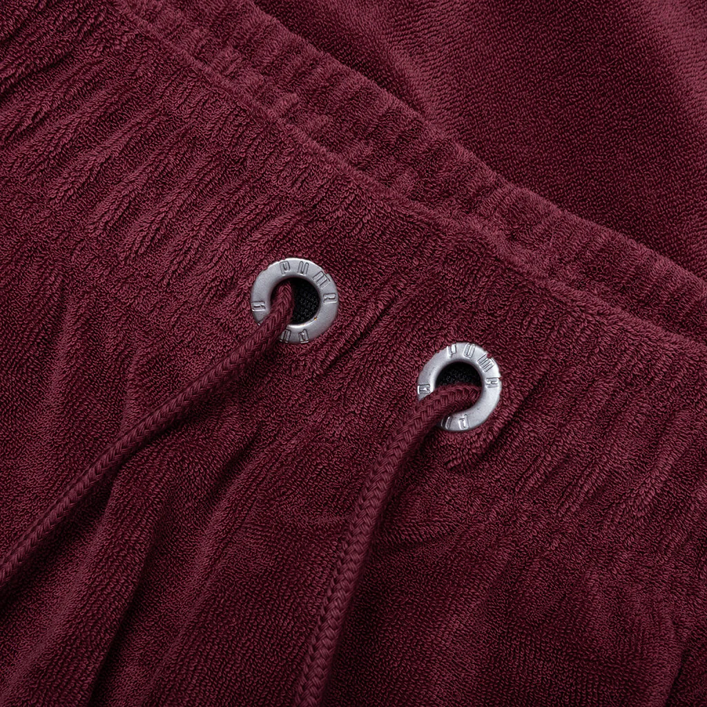 Puma x Fenty Towel Terry Track Short - Red - Image 3