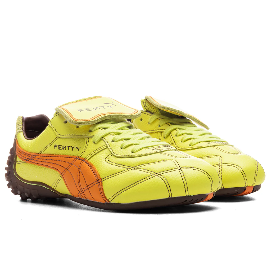 Puma x Fenty Women's Avanti LS Stitched - Lime Sheen/Pumpkin Pie - Image 2