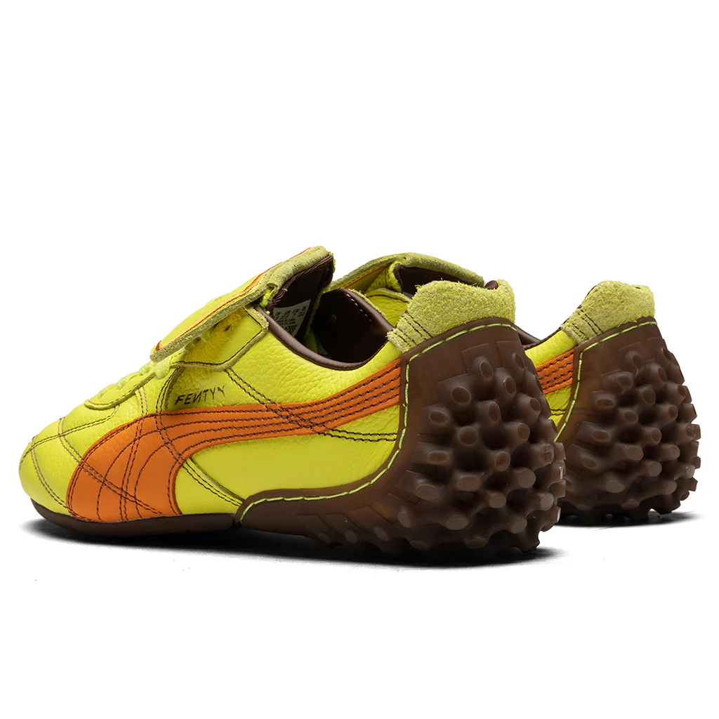 Puma x Fenty Women's Avanti LS Stitched - Lime Sheen/Pumpkin Pie - Image 3