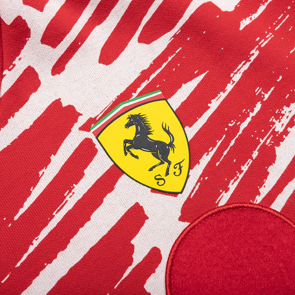Puma x Joshua Vides Ferrari Hoodie - Red - Image 4