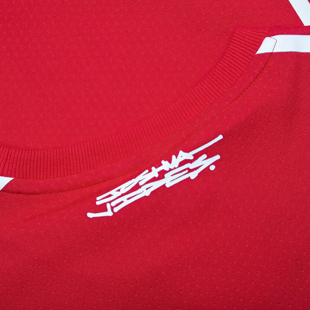 Puma x Joshua Vides Ferrari Mesh Crew - Rosso Corsa - Image 6