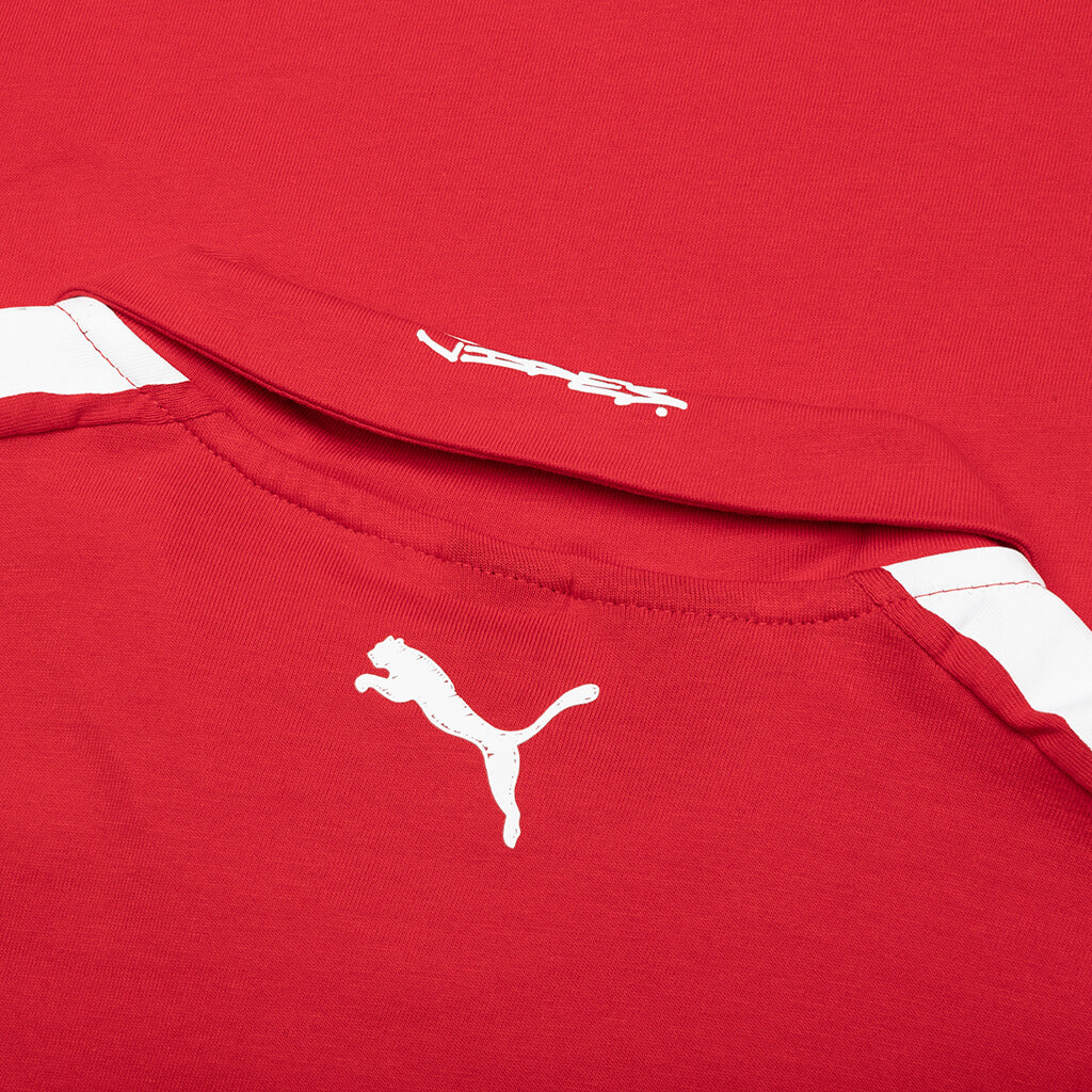 Puma x Joshua Vides for Scuderia Ferrari Replica Polo - Rosso Corsa - Image 4