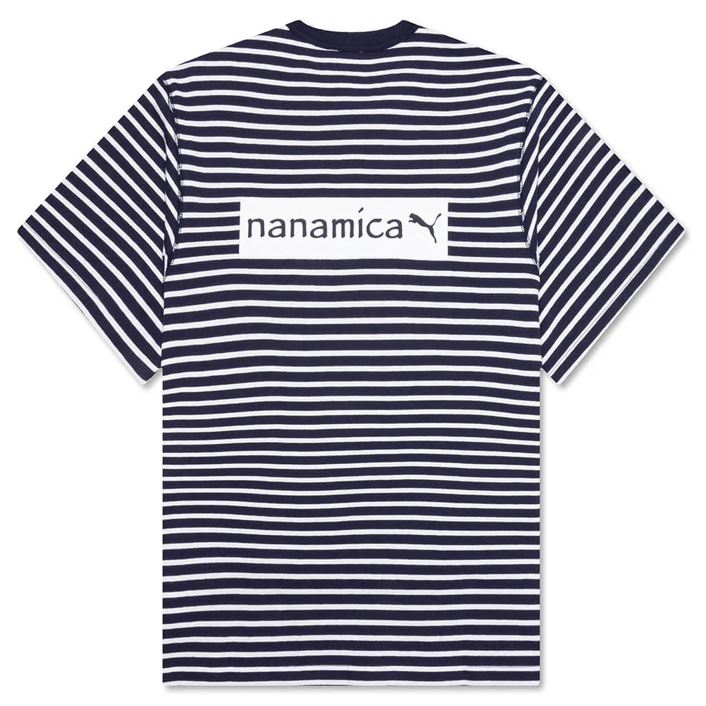 Puma x Nanamica Striped Tee - Blue - Image 2