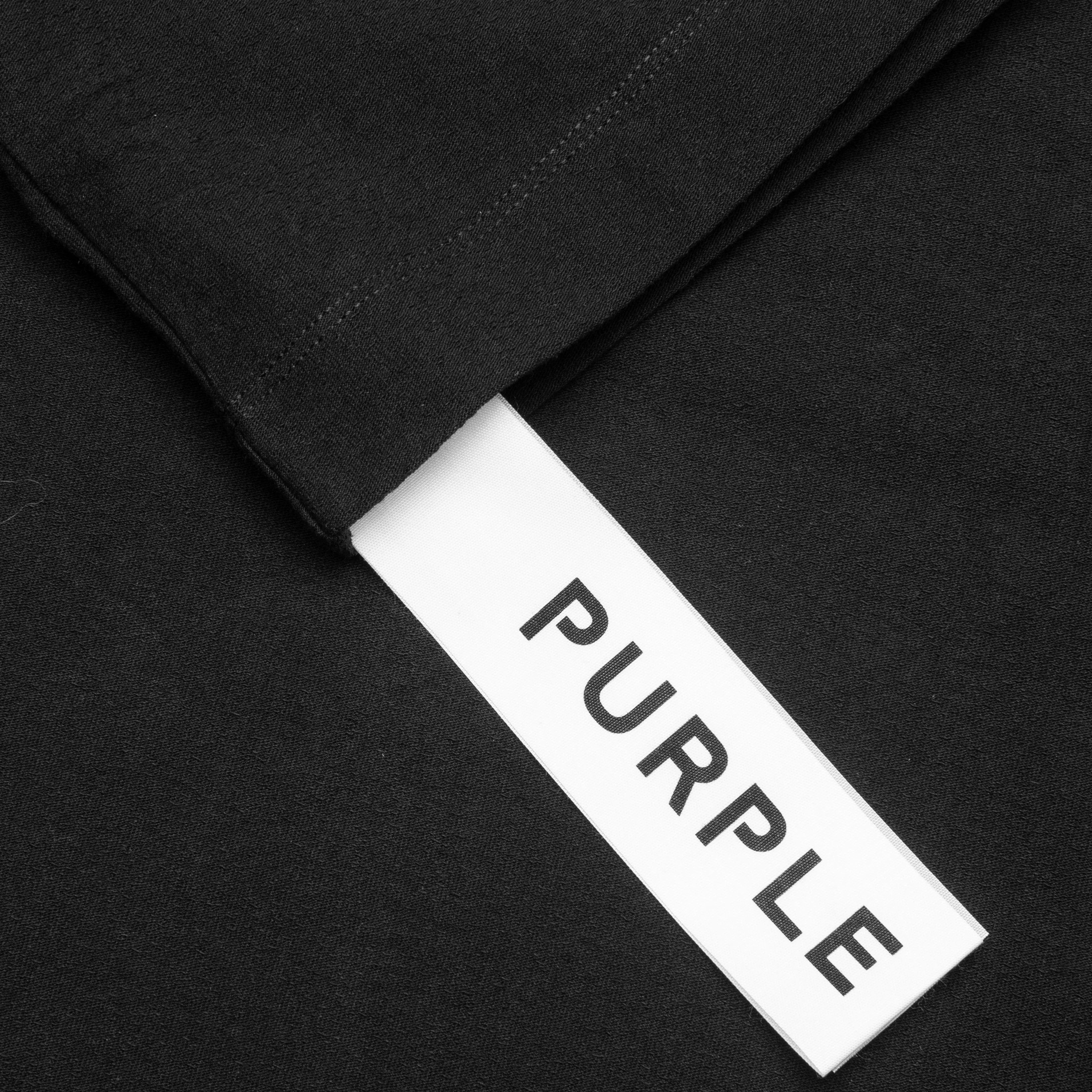 Textured Jersey S/S Tee - Black - Image 4