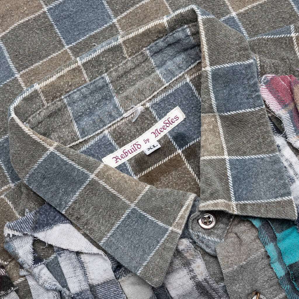 Flannel Shirt Ribbon Reflection Shirt - Assorted - Image 4