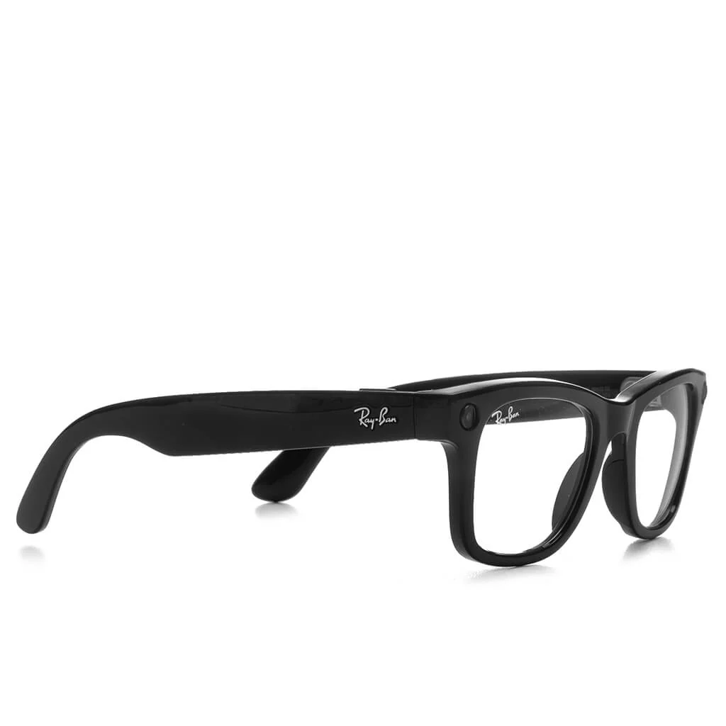 Meta Wayfarer Gen 2 - Shiny Black/Transitions Graphite Green - Image 2