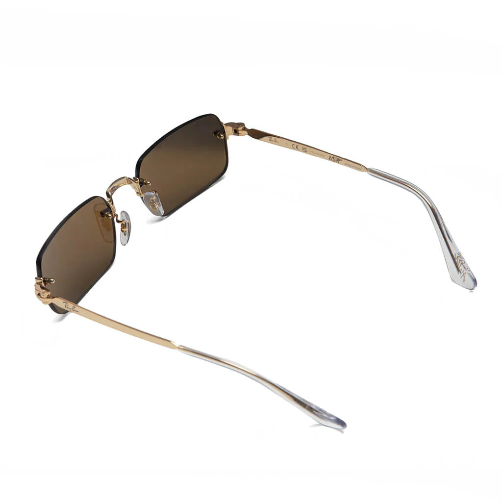 Ray-Ban x A$AP Rocky Rimless Pillow - Arista/Dark Brown Polarized - Image 3
