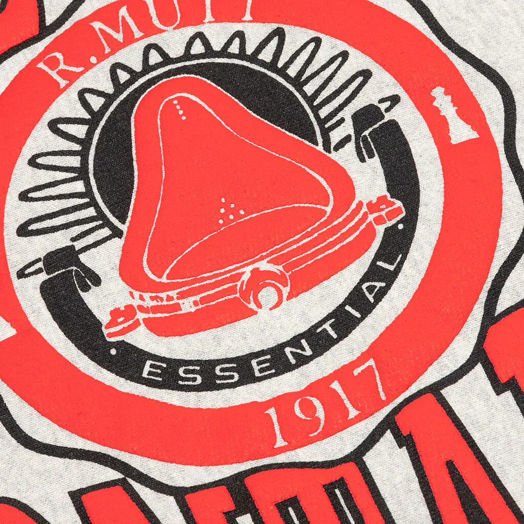 R. Mutt Hoodie w/ Fountain Logo - Grey - Image 4