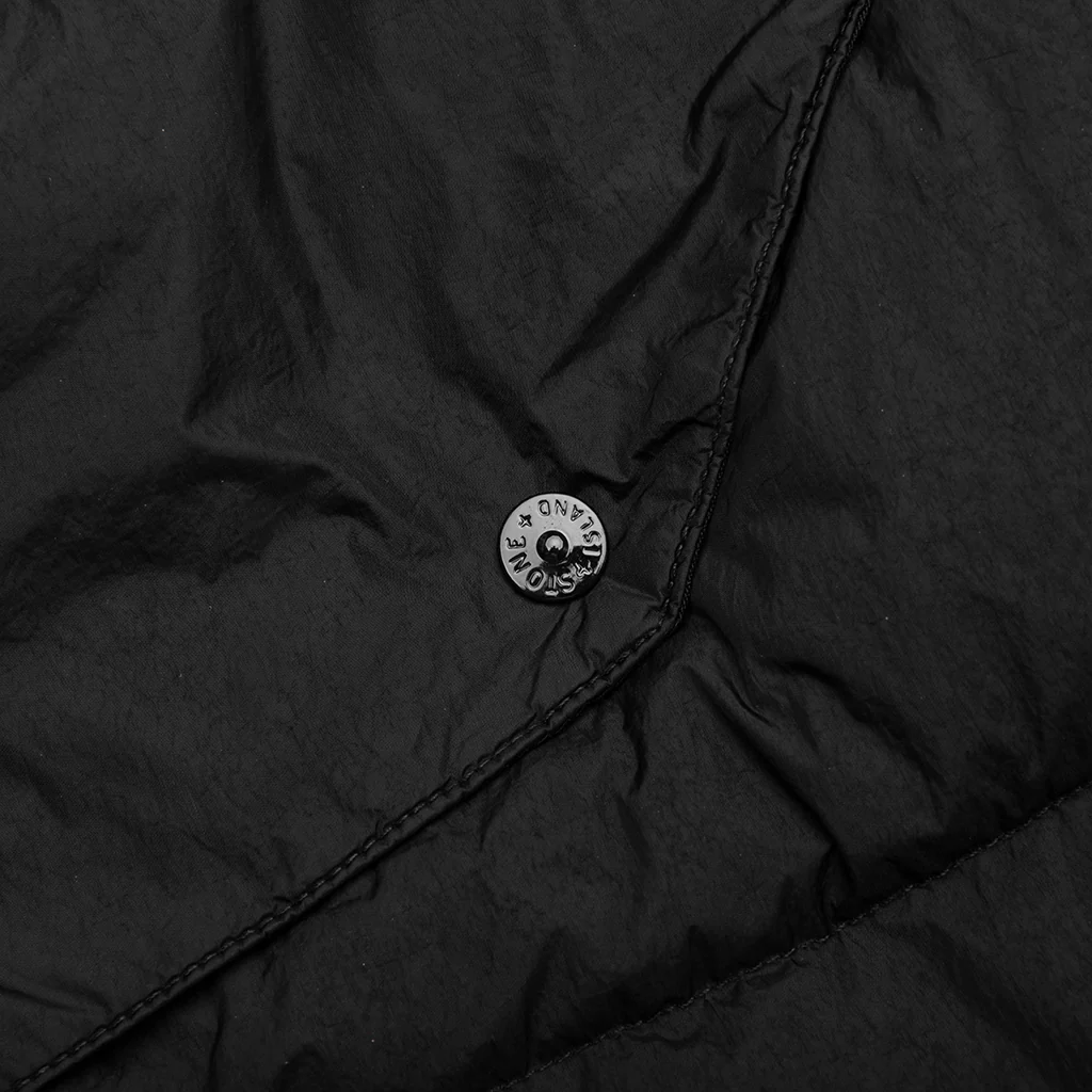 Real Feather Jacket - Black - Image 4
