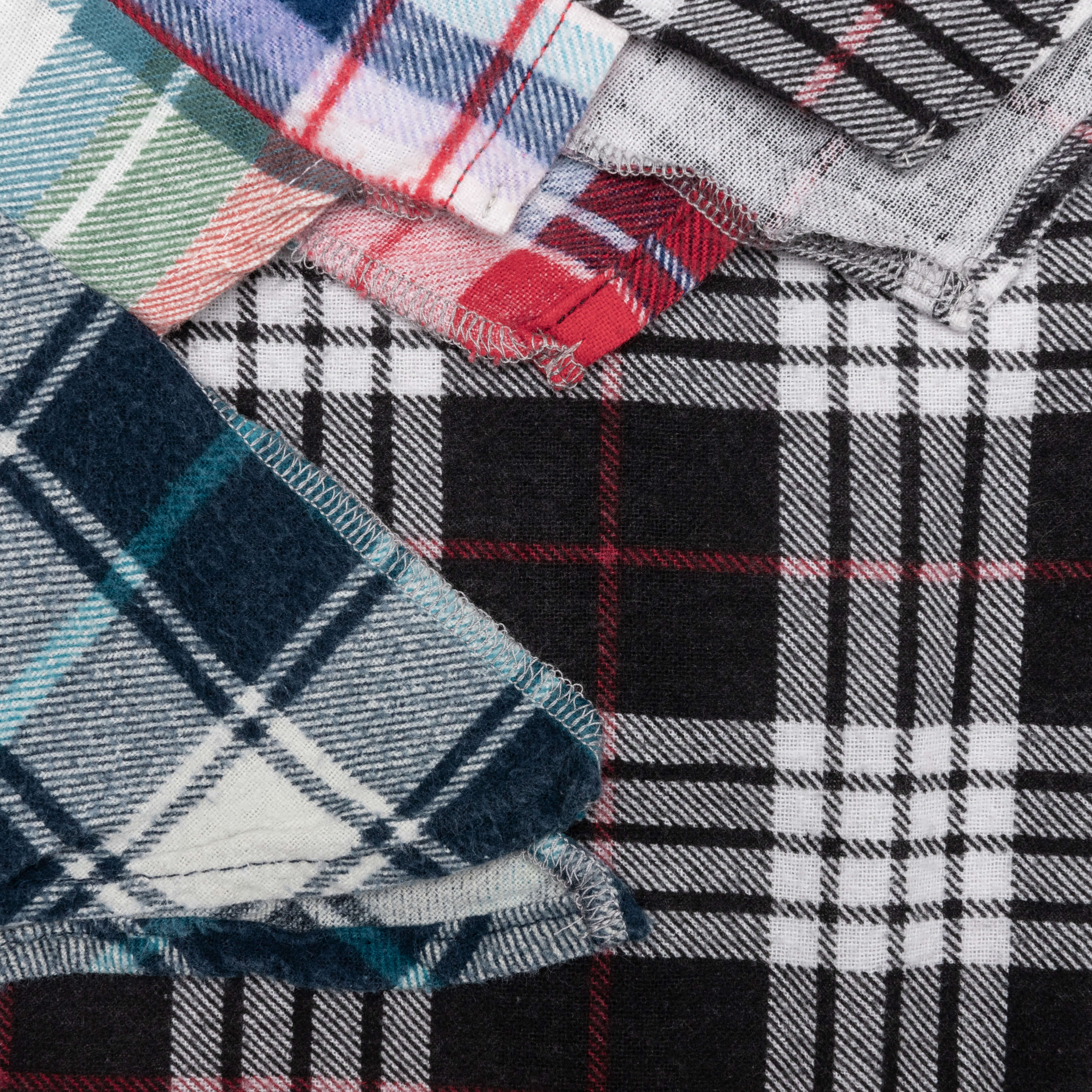 Rebuild by Flannel Shirt 7 Cuts Shirt - Black/White - Image 6