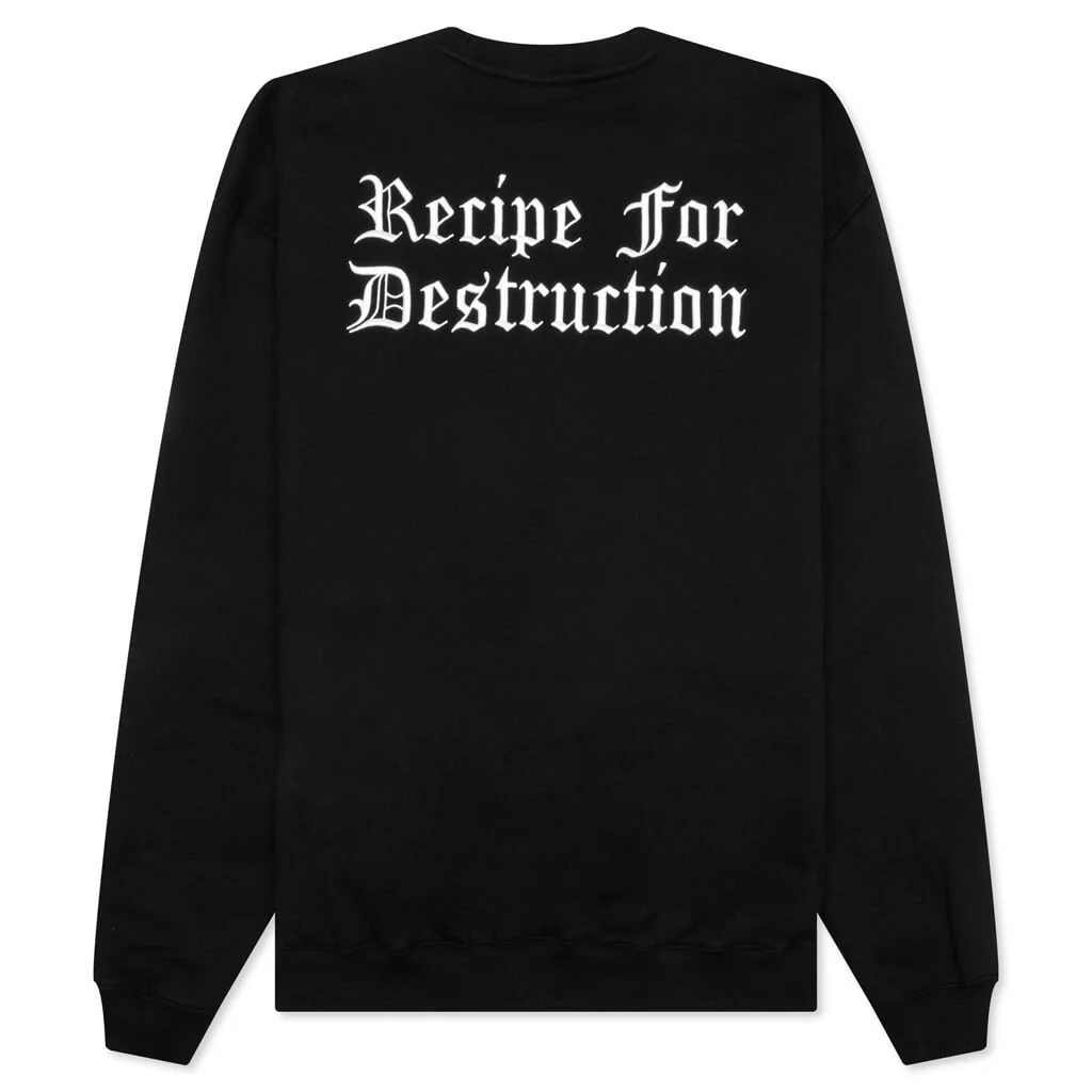 Recipe Crewneck - Black - Image 2