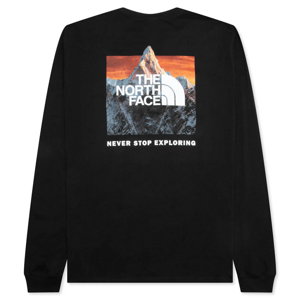 Red Box NSE L/S Tee - Black/Photo - Image 2